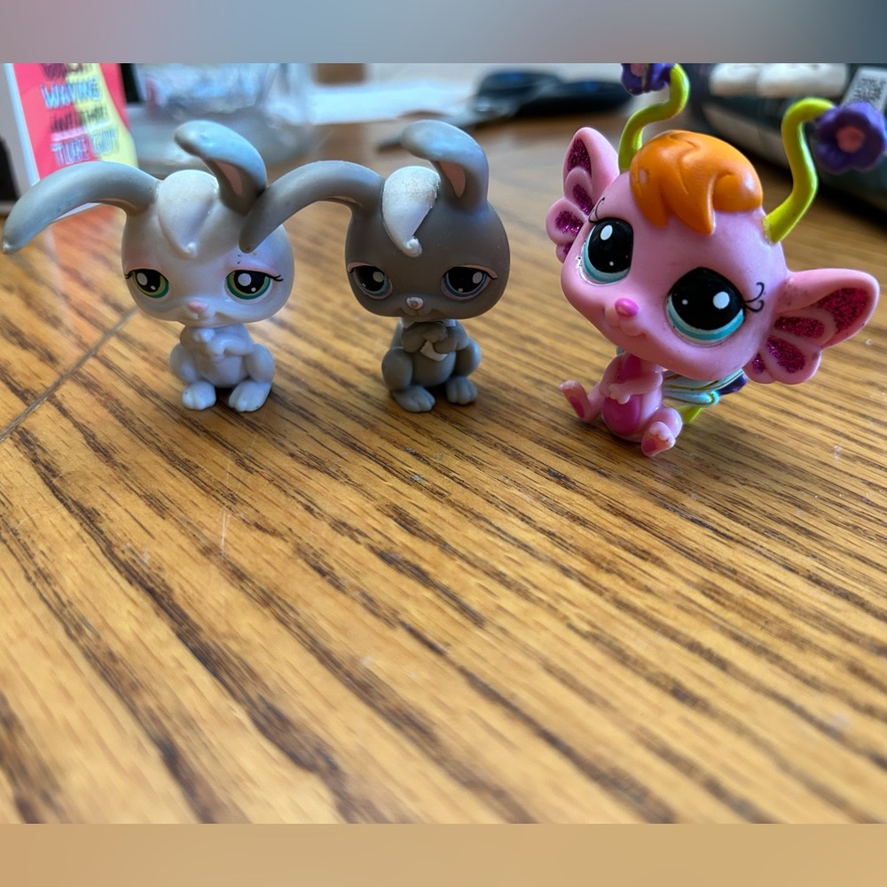 Littlest Pet Shops Bunny Rabbits and Fairy 211, 14, 2614